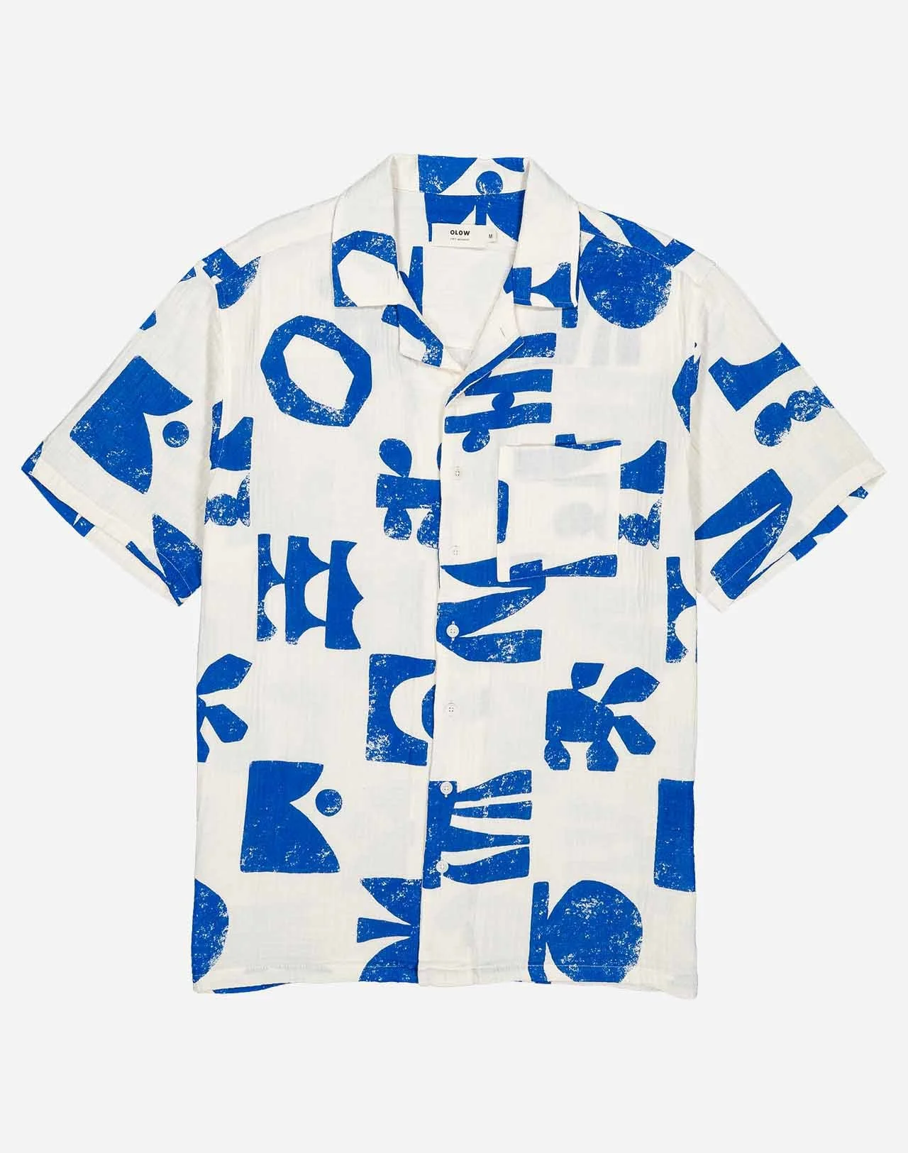 Chemisette Aloha Shapes OLOW écru coton bio | Twins Concept Store