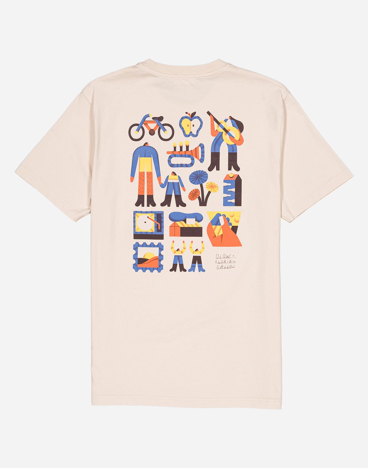 T-shirt ECOSYSTEM crème OLOW | Twins