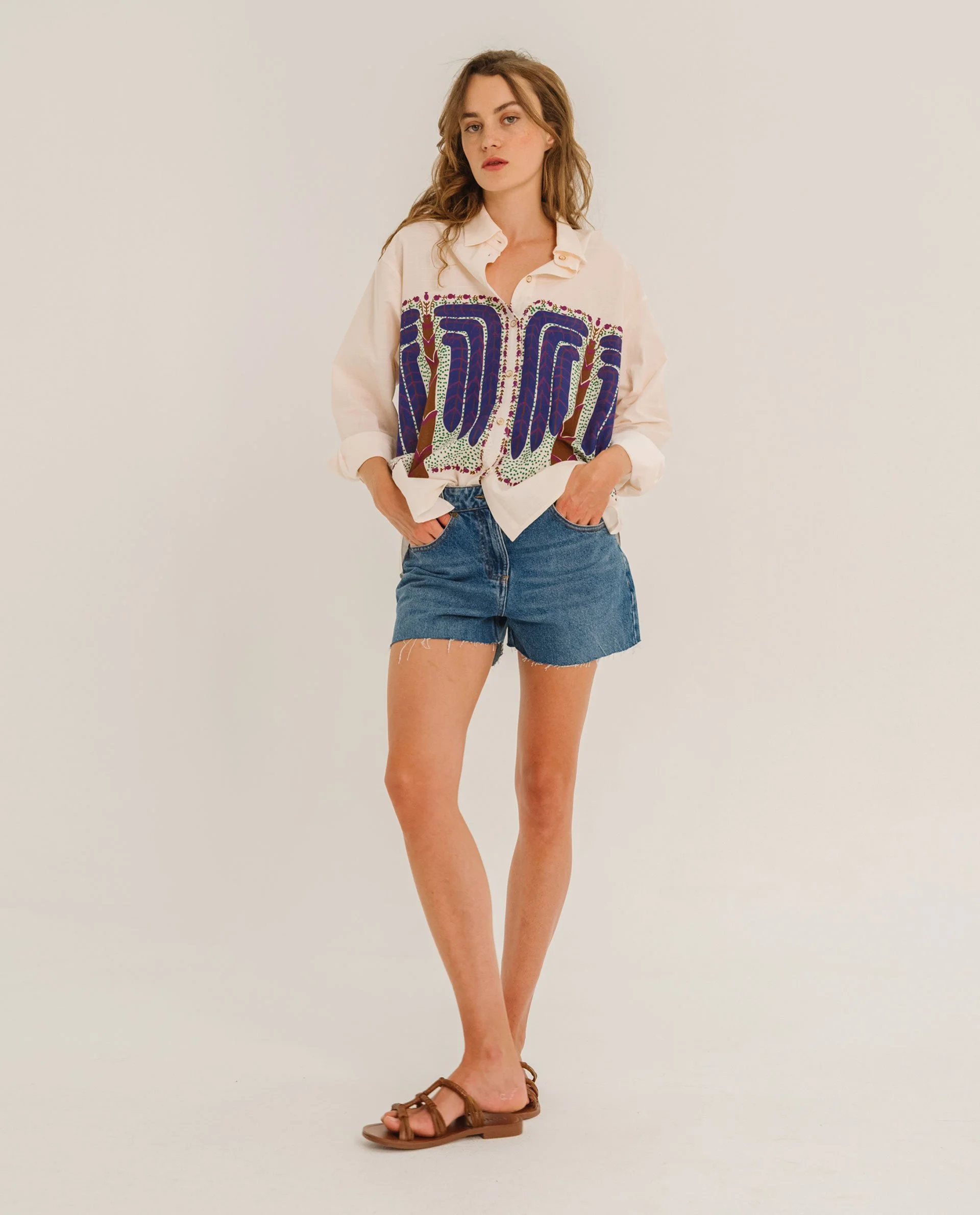 Chemise WYOMING PALMITO écru TINSELS | Twins Concept Store