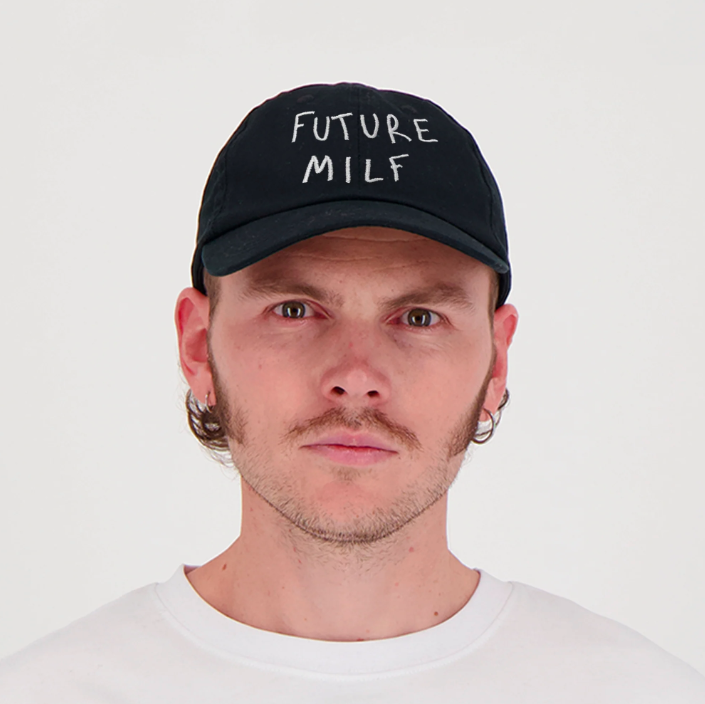 Casquette FUTUR MILF black - Encré Atelier