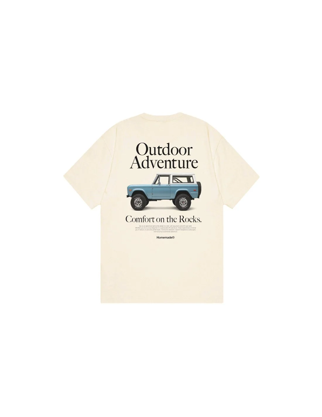 T-shirt ADVENTURE Beige – HOMEMADE