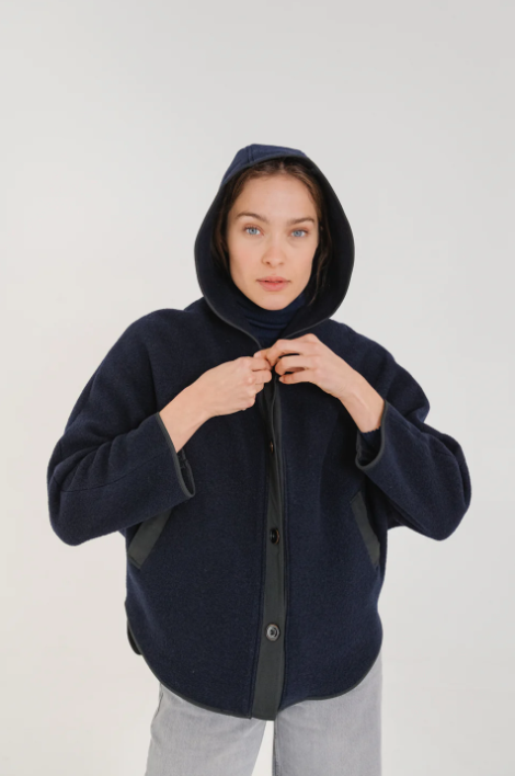 Veste loose ANI navy - Sacrécoeur