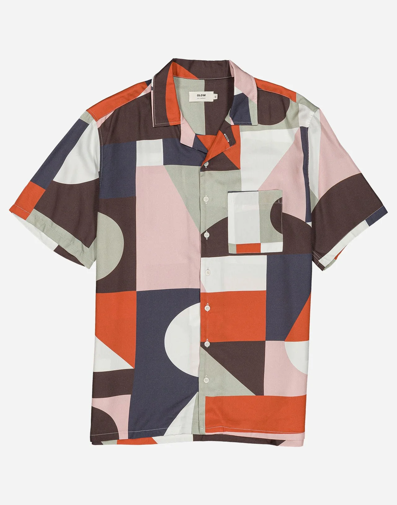 Chemisette Aloha Cubism OLOW multicolore tencel | Twins Concept Store
