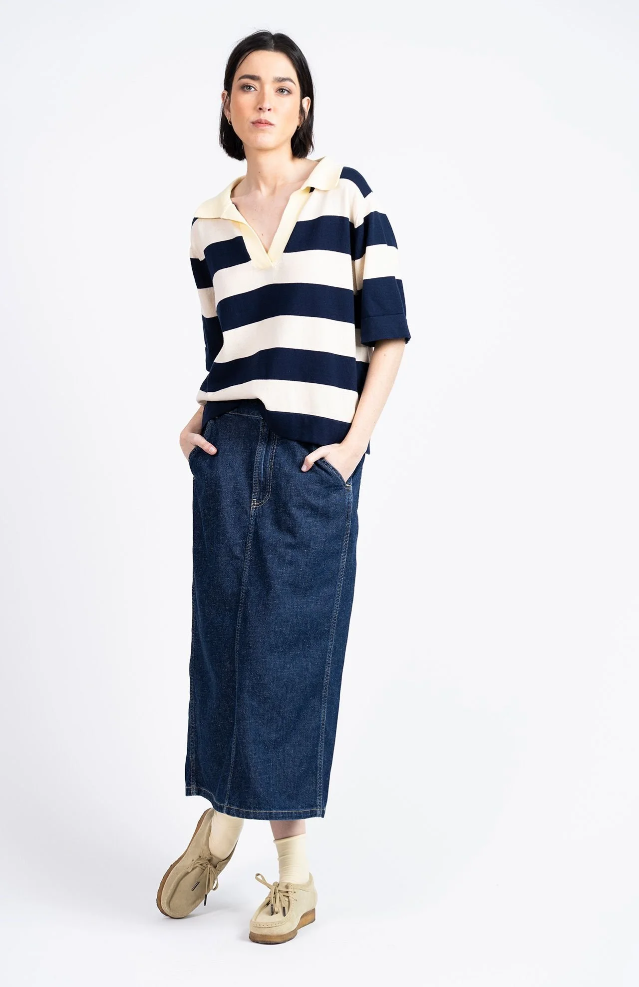 Pull AIDA navy - LOREAK MENDIAN