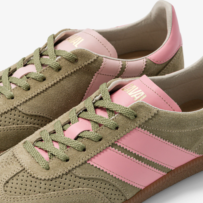 Baskets asymétriques Olive Powder CAVAL | Twins Concept Store