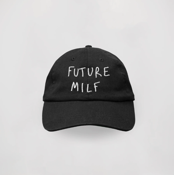 Casquette FUTUR MILF black - Encré Atelier