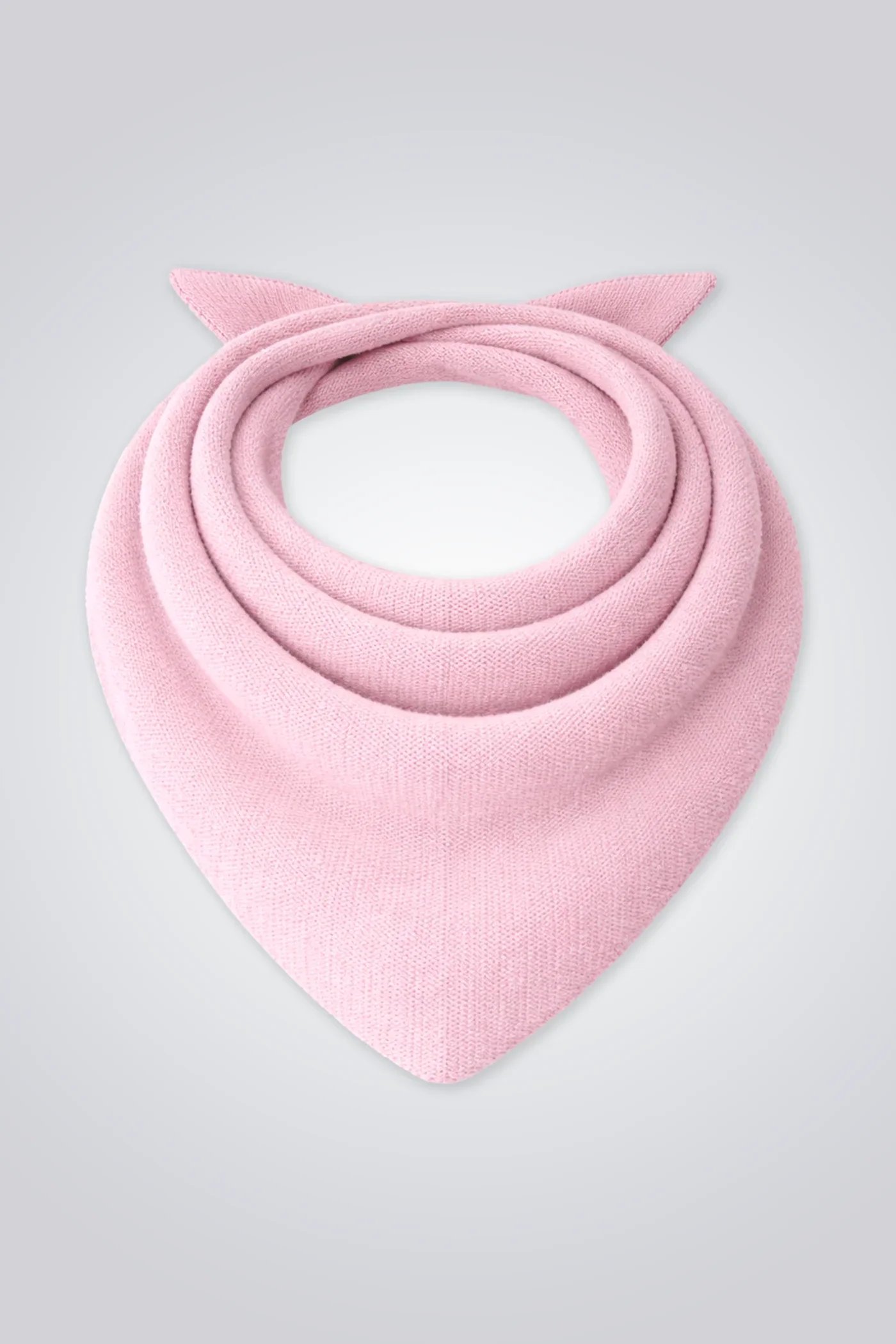 Bandana Brigitte Rose Pâle - Mérinos et Cachemire - Cézembre