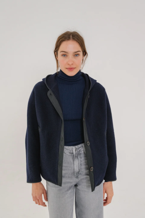 Veste loose ANI navy - Sacrécoeur