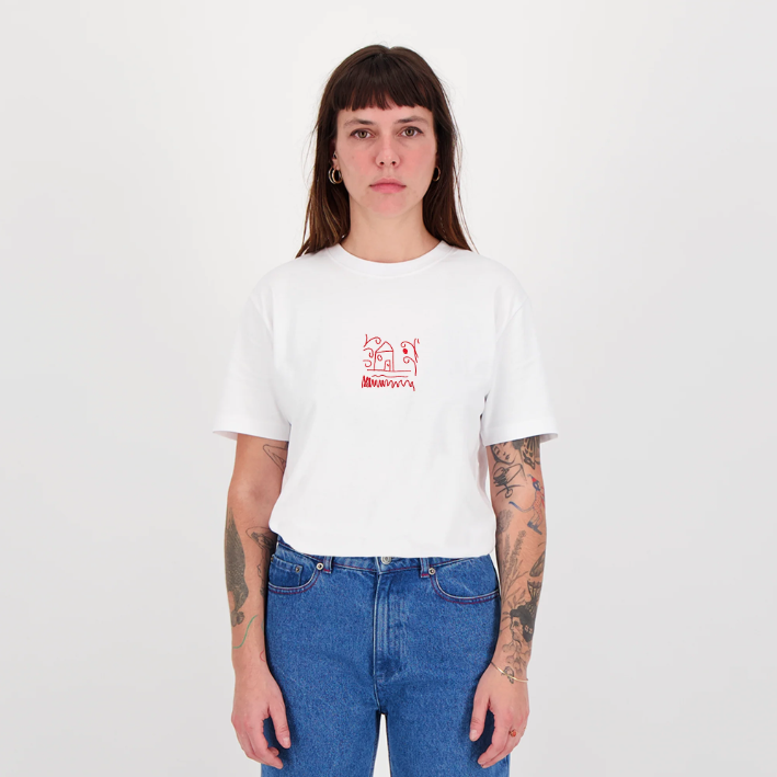 Teeshirt LA CAMARGUE - blanc - Encré Atelier