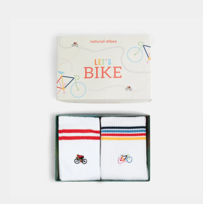 Coffret Cadeau Vélo | Chaussettes Vélo Bio | Twins Concept Store Paris