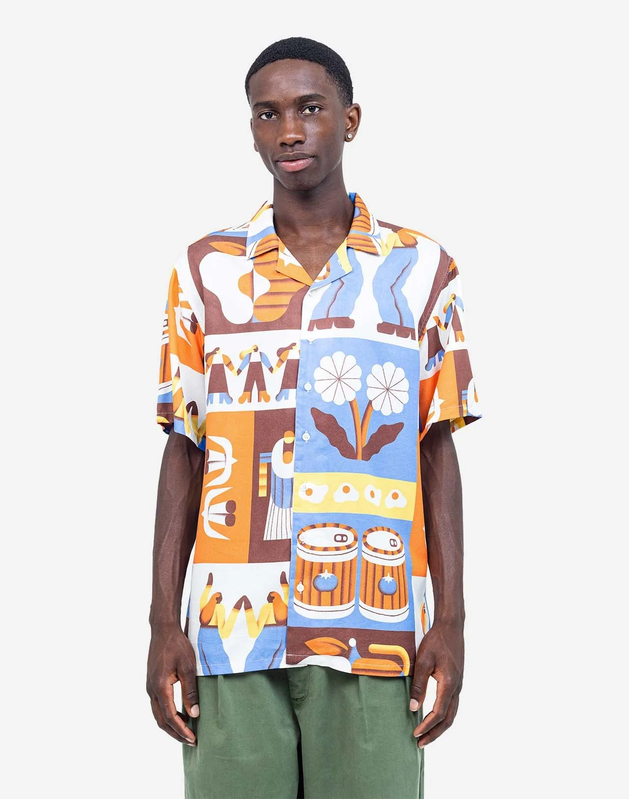 Chemisette Aloha Life OLOW – Tencel multicolore