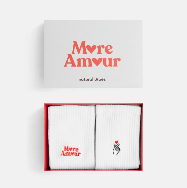 Coffret Cadeau More Amour | Chaussettes Bio | Twins Concept Store Paris