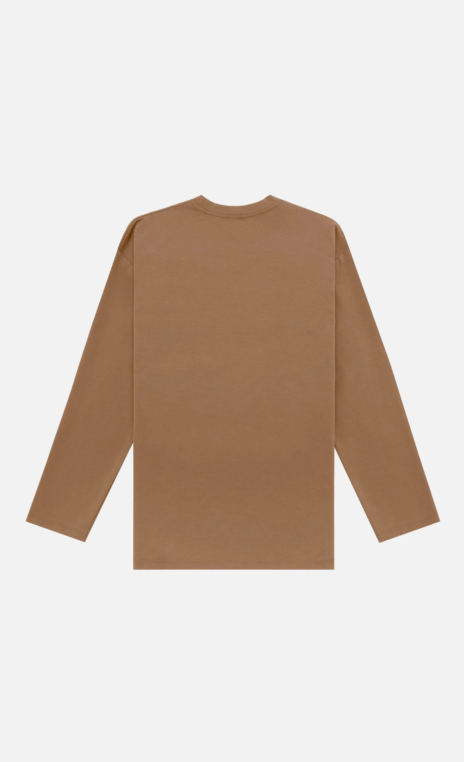 T-shirt IZUMI camel manches longues WOODEN | Twins Concept Store