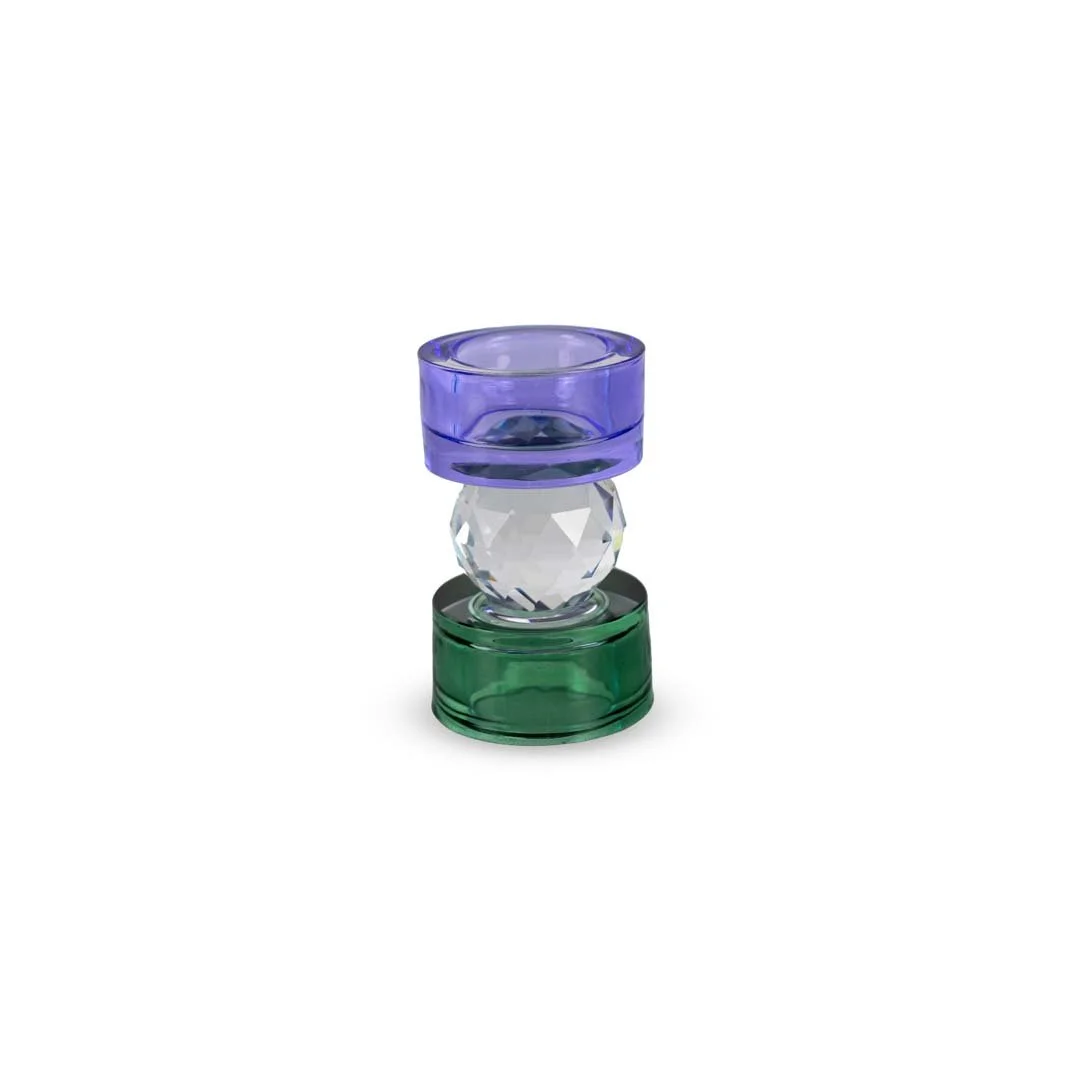 Bougeoir Effet Diamant Multicolore WD Lifestyle – 11 cm | Twins Paris