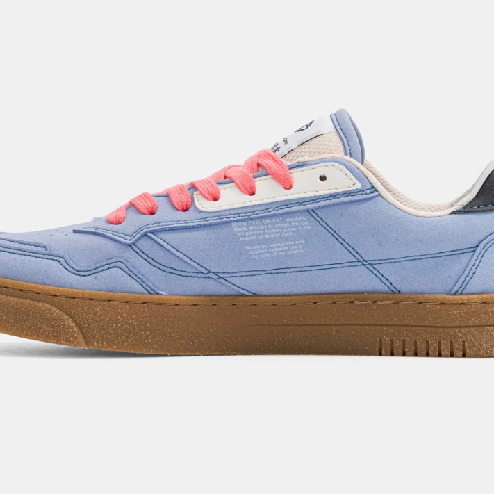 Baskets ORIGIN LOW Lila Suede Beige Corn vegan MOEA | Twins Concept Store