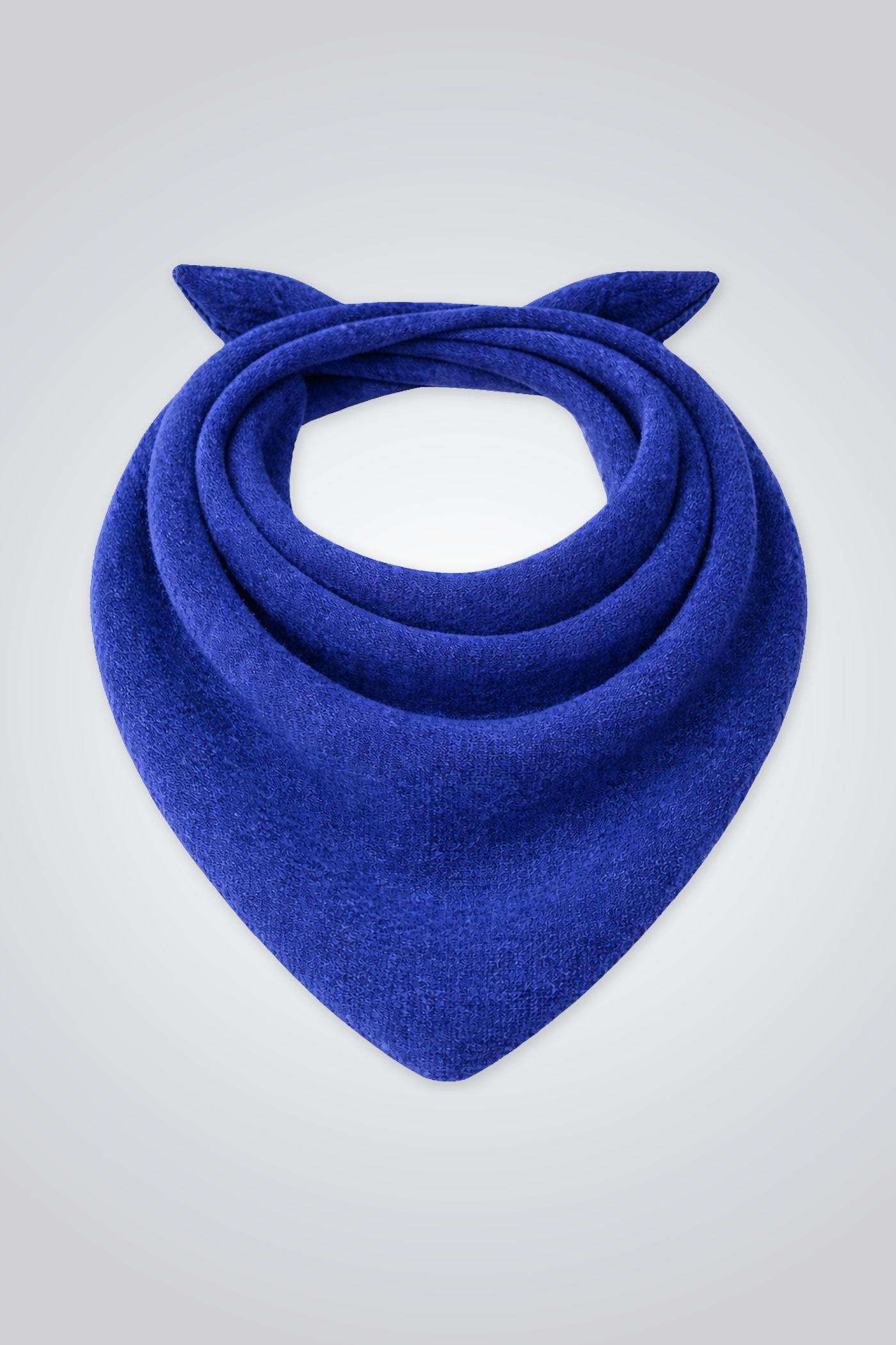 Bandana Brigitte Bleu Électrique - Mérinos et Cachemire - Cézembre