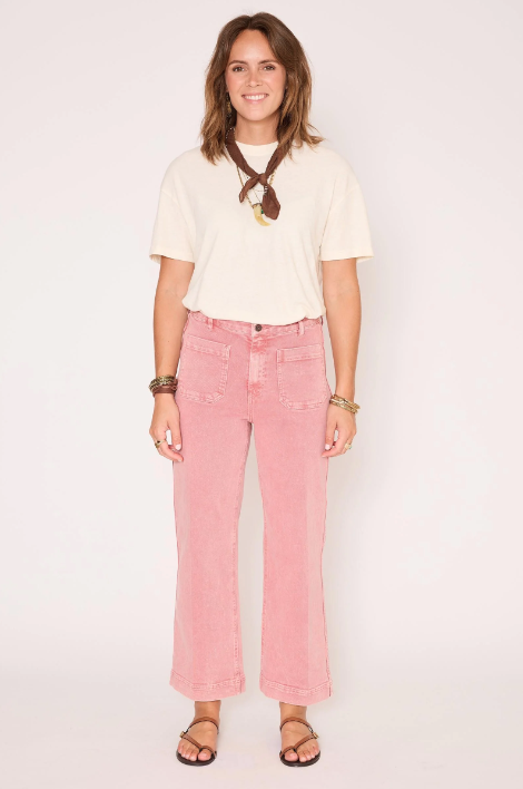 Jean FRIDA Pacific Drill blush flare MKT Studio | Twins Concept Store