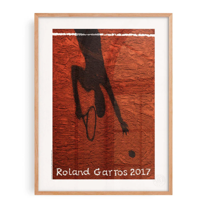 Affiche Roland-Garros 2017 Vik Muniz | Affiche Officielle | Twins Concept Store Paris
