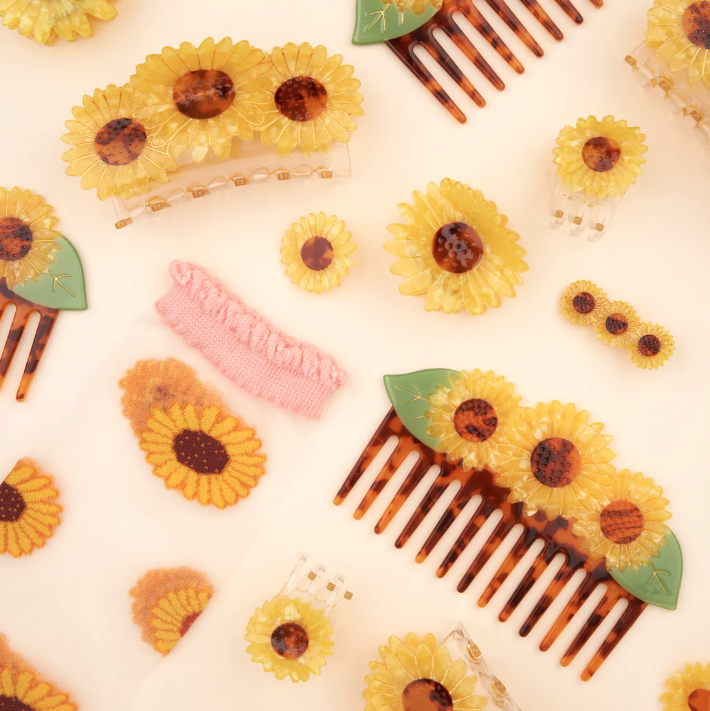 Pince à cheveux Trio Tournesols – COUCOU SUZETTE
