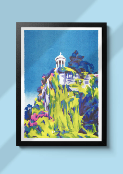 Affiche - Clément Thoby - Paris, Parc des Buttes-Chaumont - Kiblind Atelier