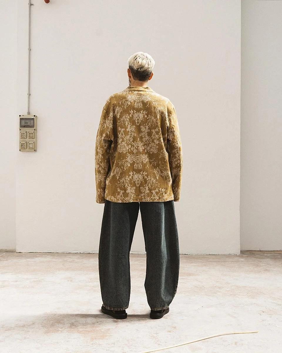 Veste Kimono BILBAO Ocre – WOODEN