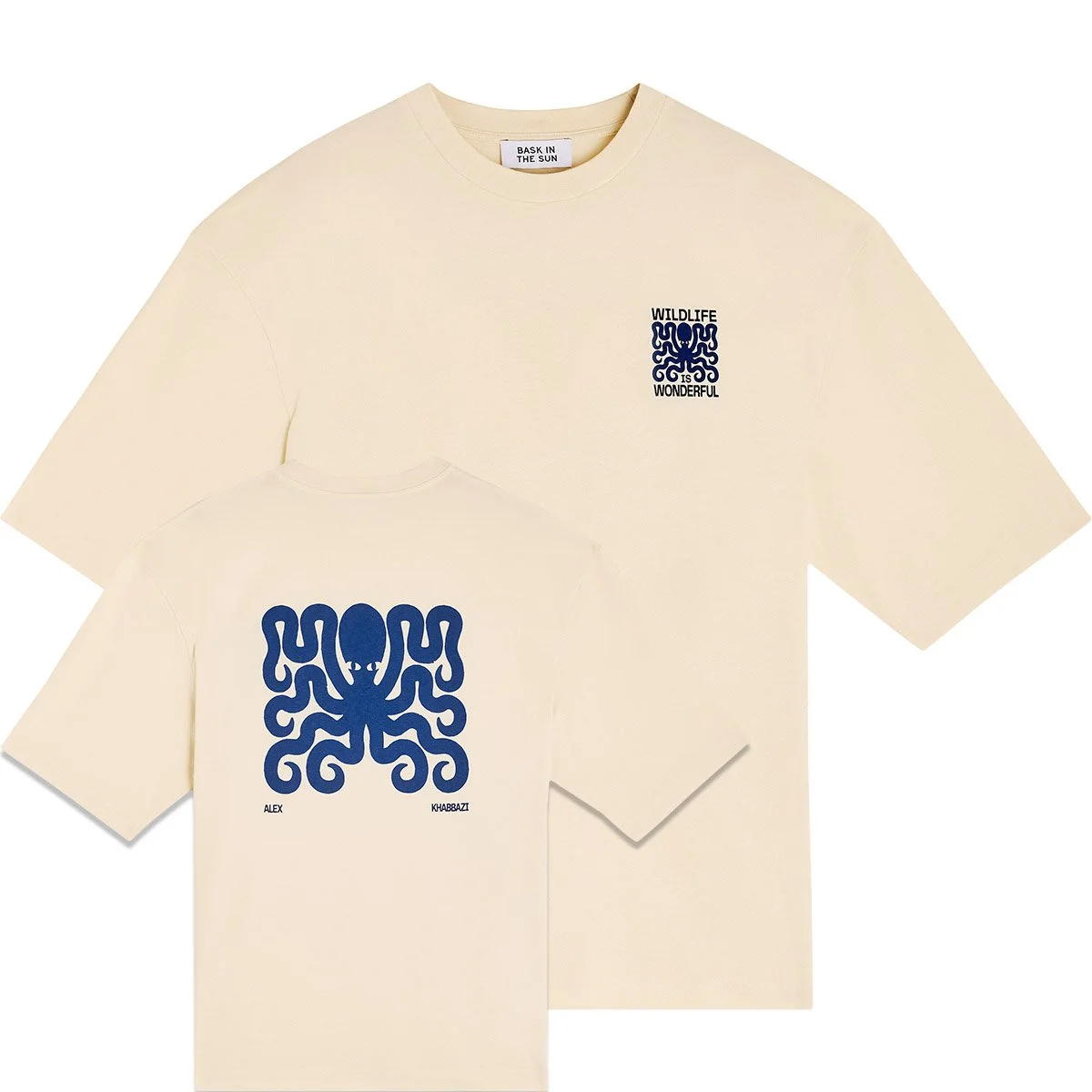 T-shirt PULPO - crème - Bask in the sun
