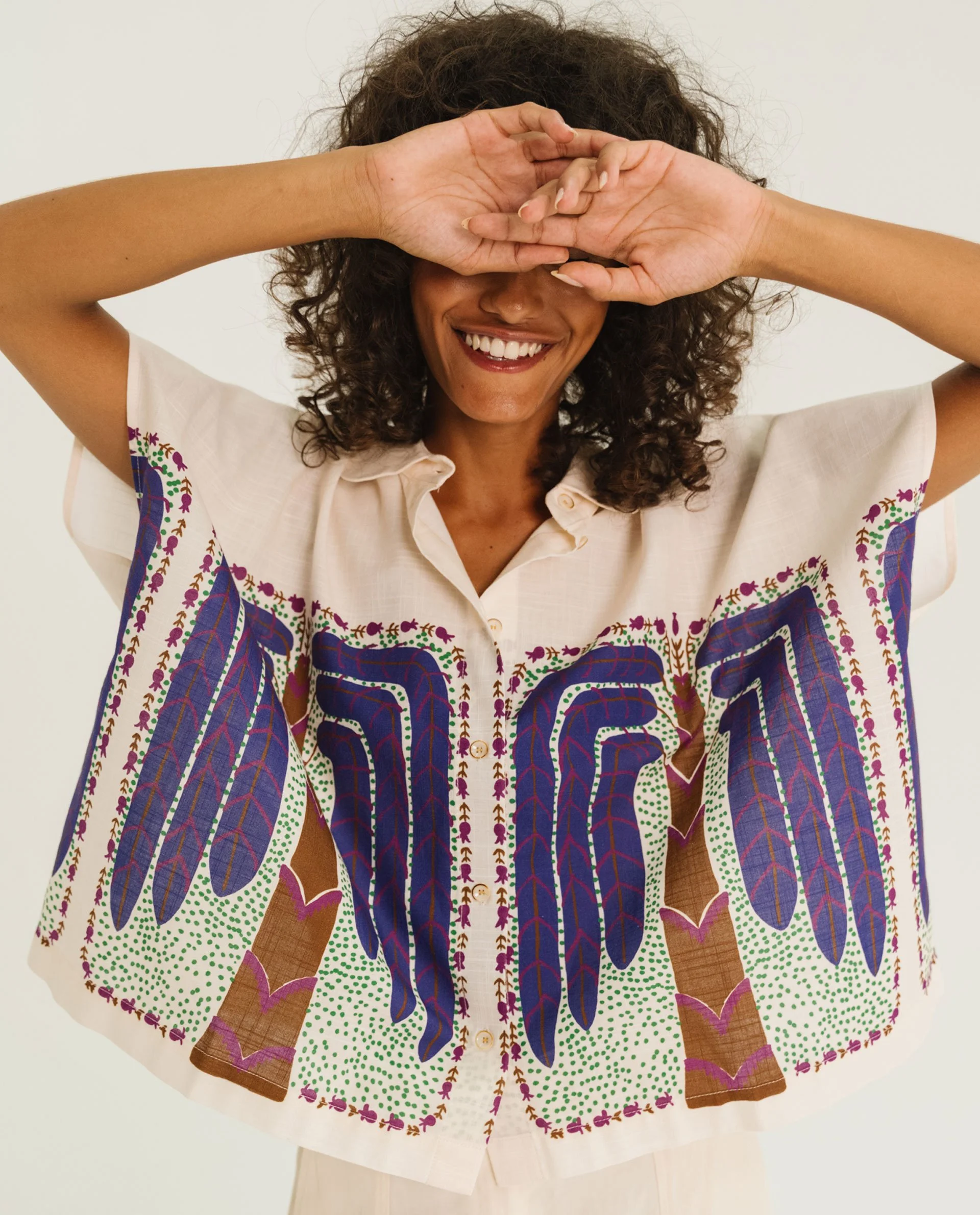 Chemise Cinzia Palmito Tinsels – Chemisette boxy femme | Twins Concept Store