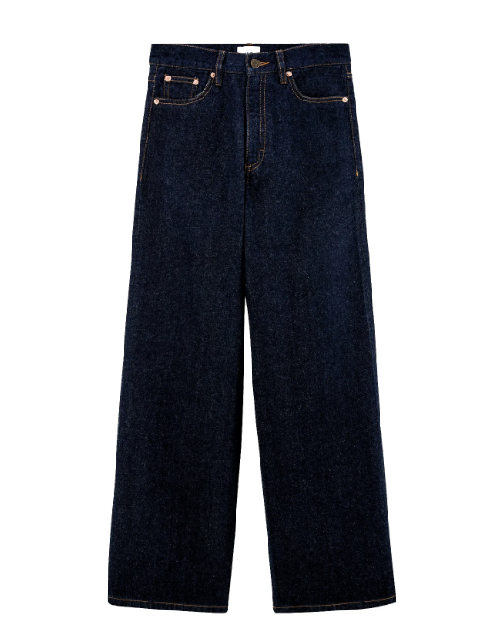 Jean Sully Denim Raw BR 70 – Jean large taille haute femme | Twins Concept Store