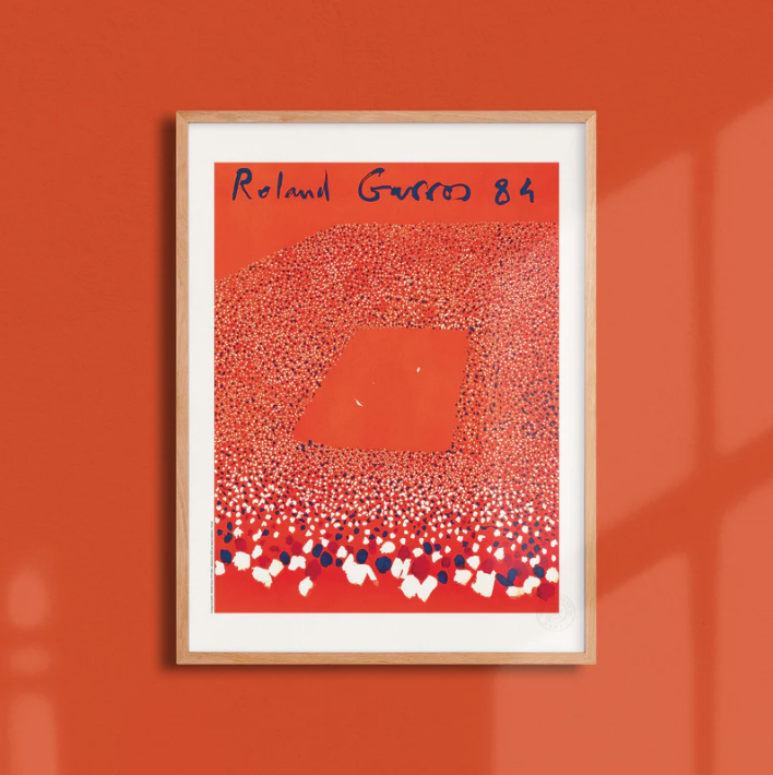 Affiche Roland-Garros 1984 Gilles Aillaud | Affiche Officielle | Twins Concept Store Paris