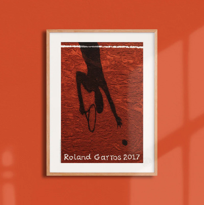 Affiche Roland-Garros 2017 Vik Muniz | Affiche Officielle | Twins Concept Store Paris
