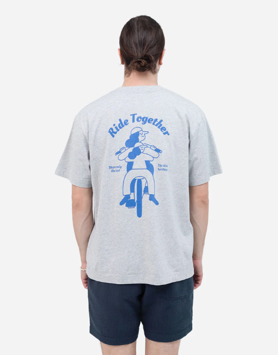 T-shirt HÉRITAGE Gris Chiné – OLOW
