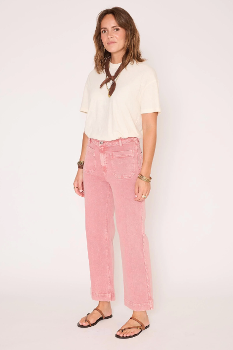 Jean FRIDA Pacific Drill blush flare MKT Studio | Twins Concept Store