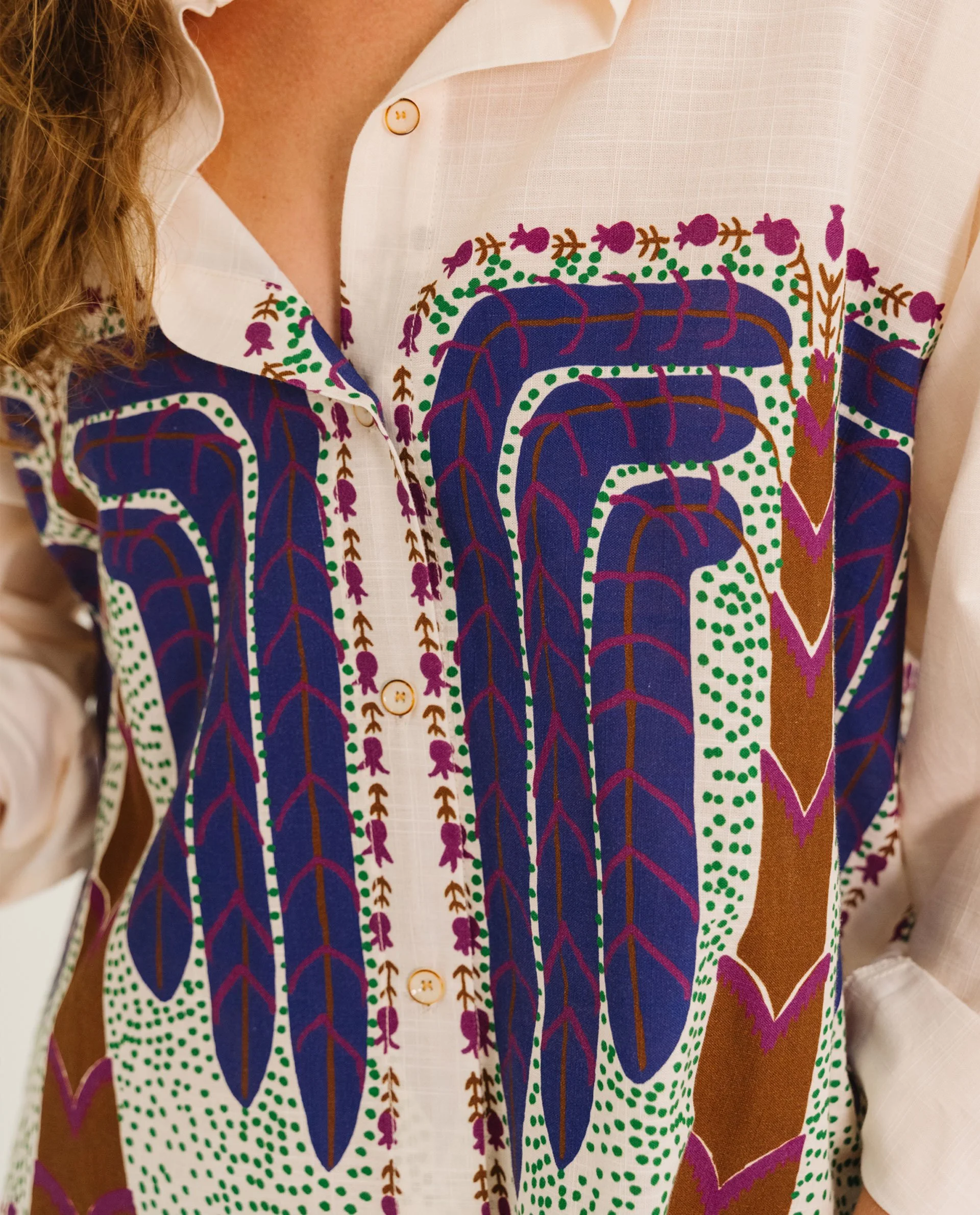 Chemise WYOMING PALMITO écru TINSELS | Twins Concept Store