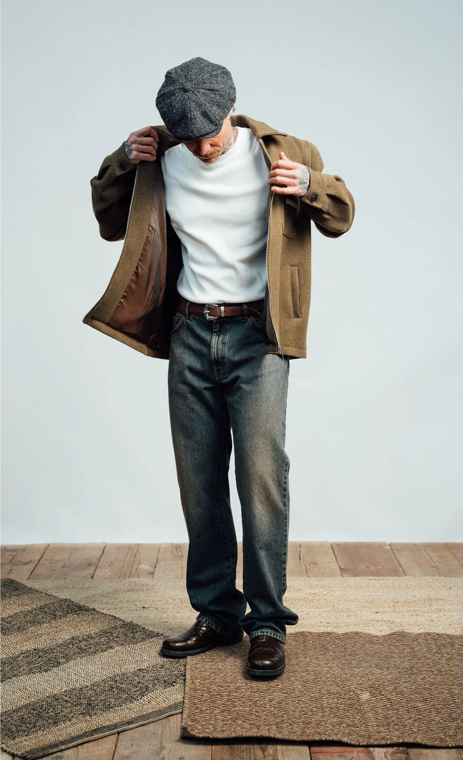 Veste Mavignola Kaki Wooden – Veste homme italienne | Twins Paris