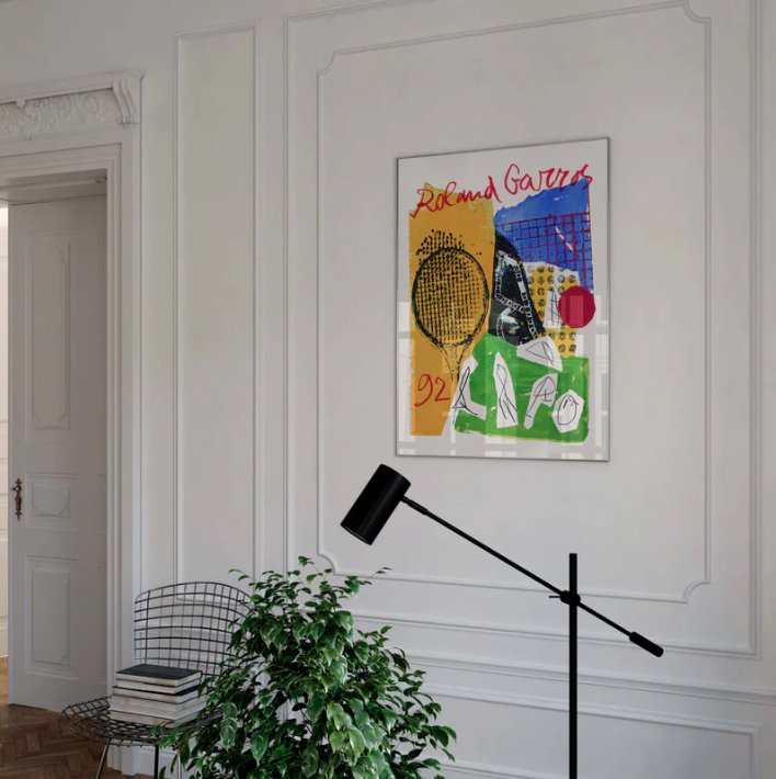 Affiche Roland-Garros 1992 Jan Voss | Affiche Officielle | Twins Concept Store Paris