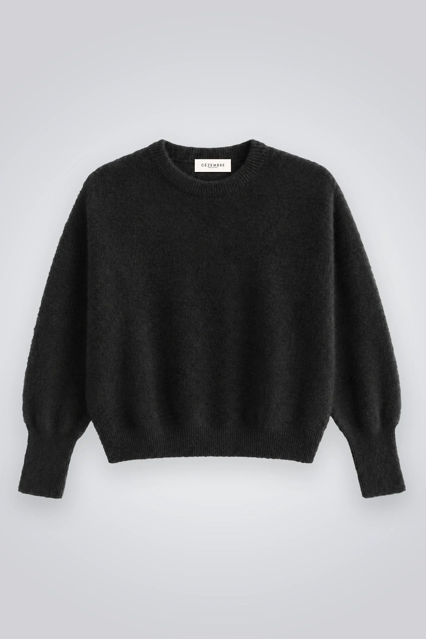 Pull Agathe Noir - Alpaga et Mérinos - Cézembre