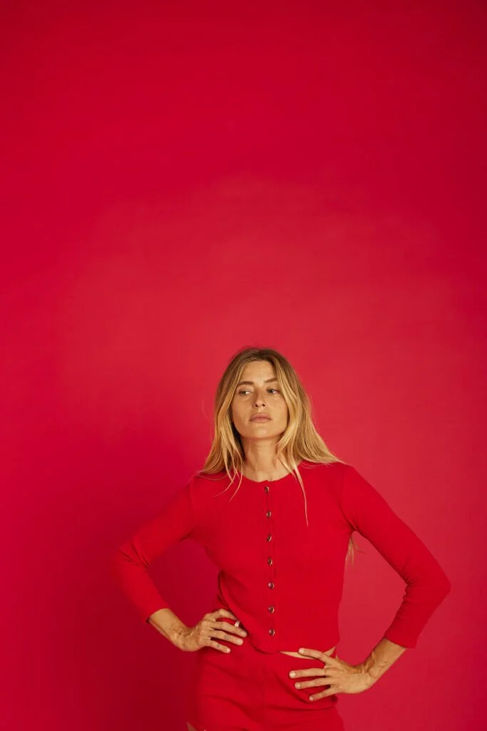 Gilet SÈVE rouge Graine | Twins Concept Store