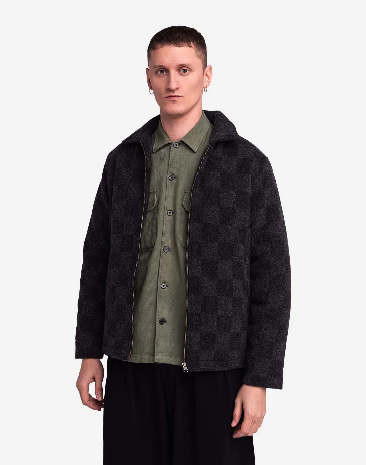 Blouson SHERWOOD Tregor bicolore noir et gris – OLOW