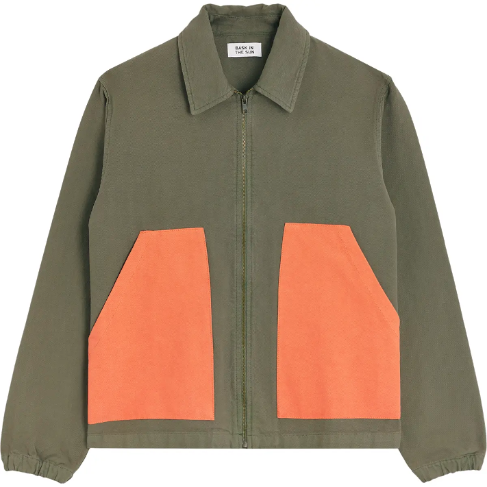 Veste ITXARO olive coton bio Bask in the Sun | Twins Concept Store