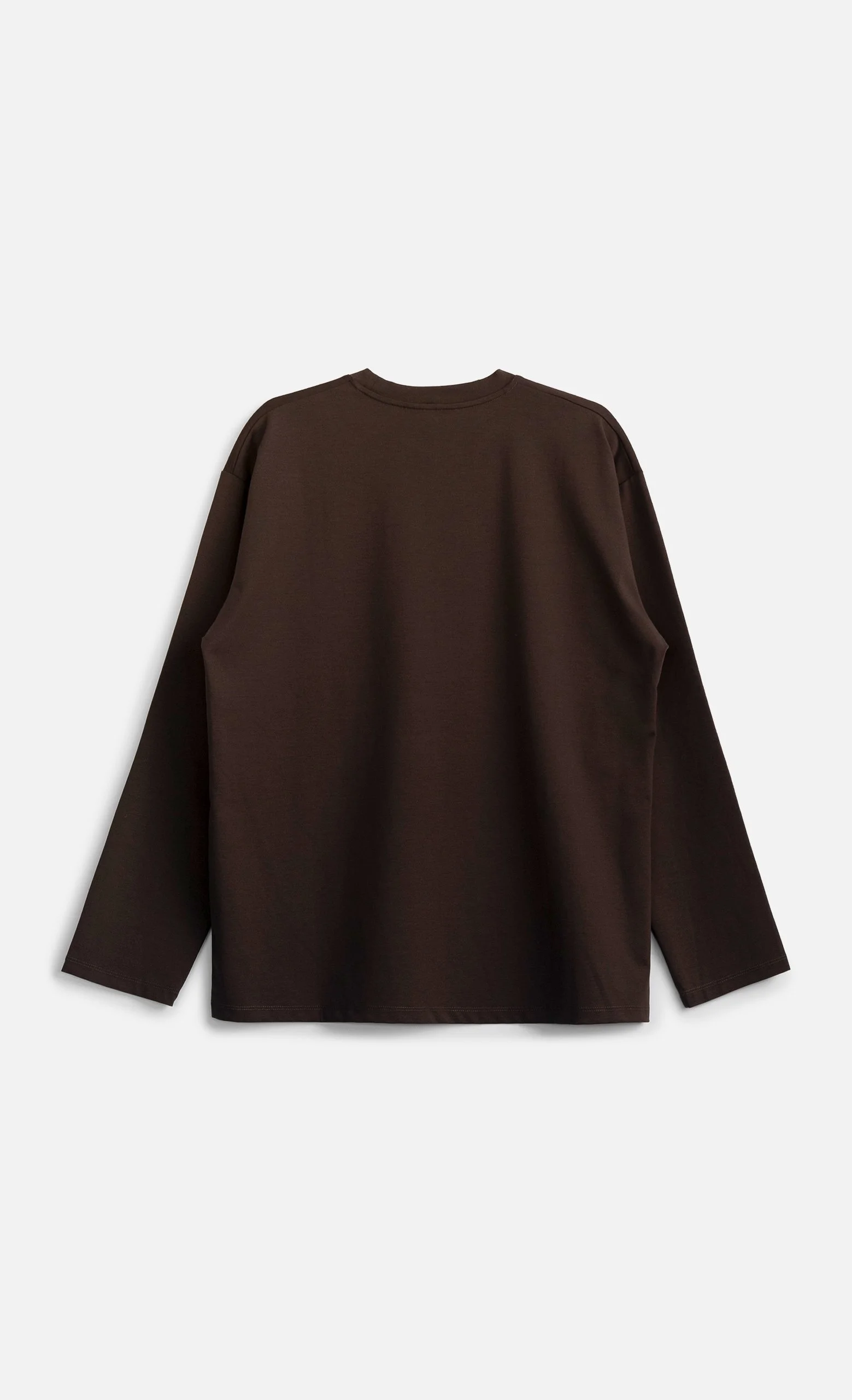 T-shirt ML IZUMI chocolat - Wooden