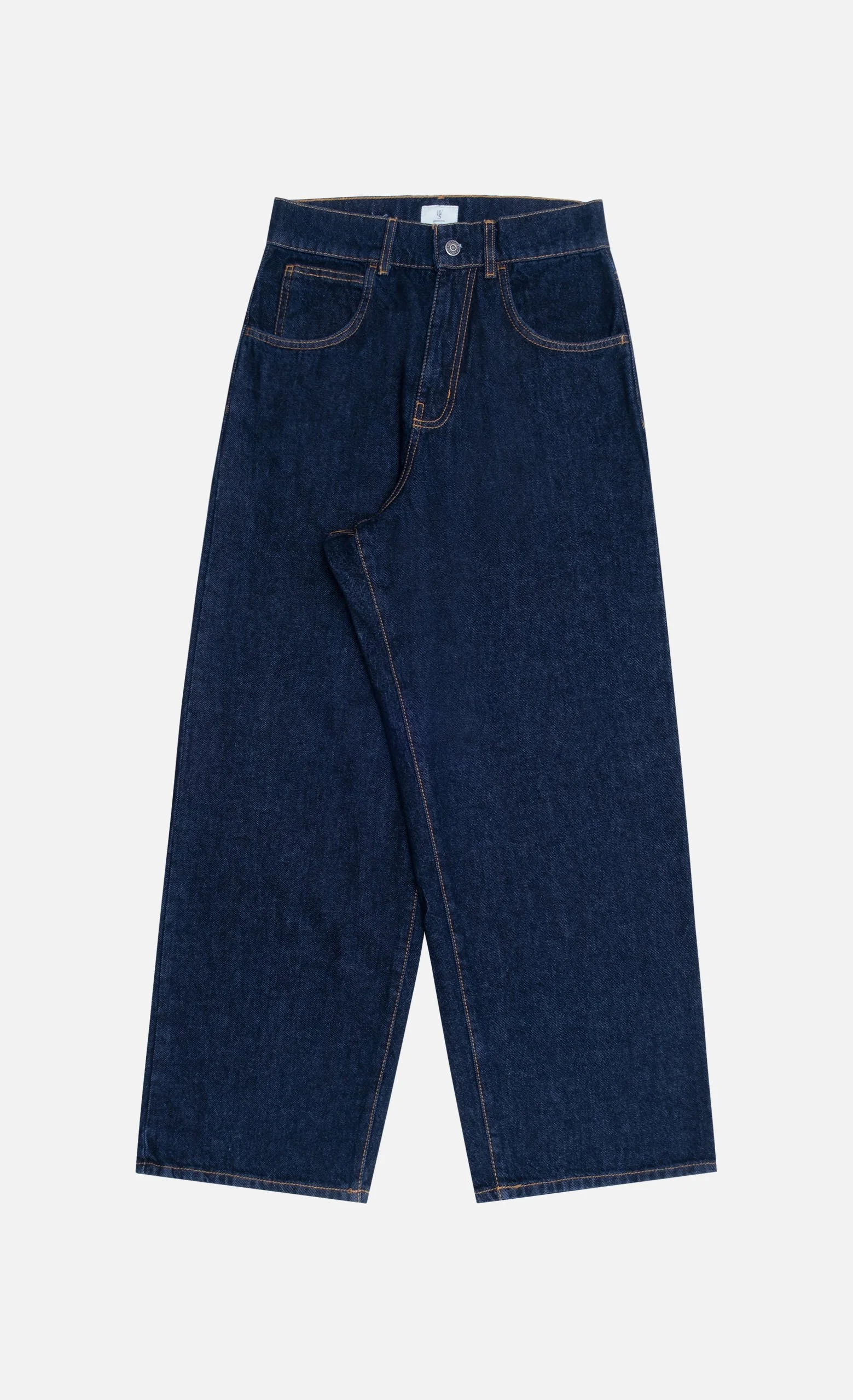 Jean BIG BIG JAPAN Blu Raw WOODEN – Coupe Large 100% Coton Made in Italy