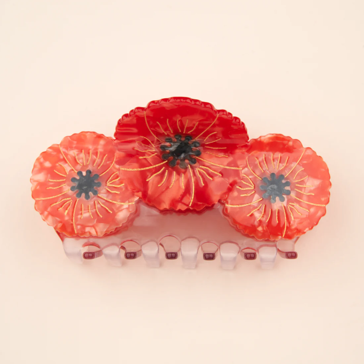 Pince à cheveux Trio Coquelicots COUCOU SUZETTE | Twins Concept Store