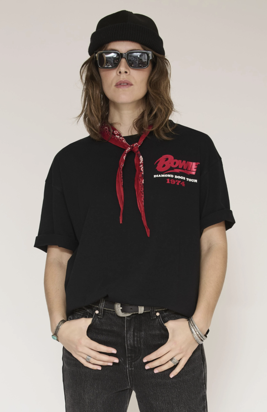 T-shirt TED BOWIE noir - MKT
