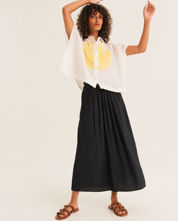 Chemise CINZIA. HAND écru - Tinsels