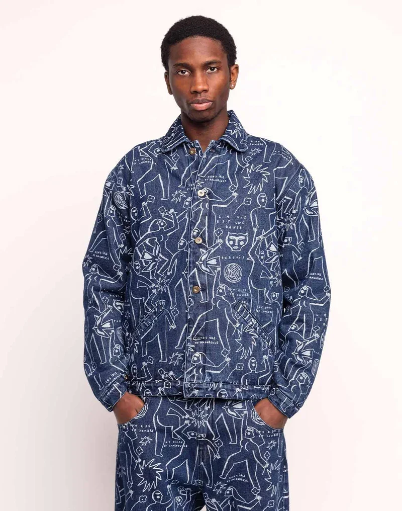 Veste AKKA Life Dance homme denim bleu – OLOW | Twins