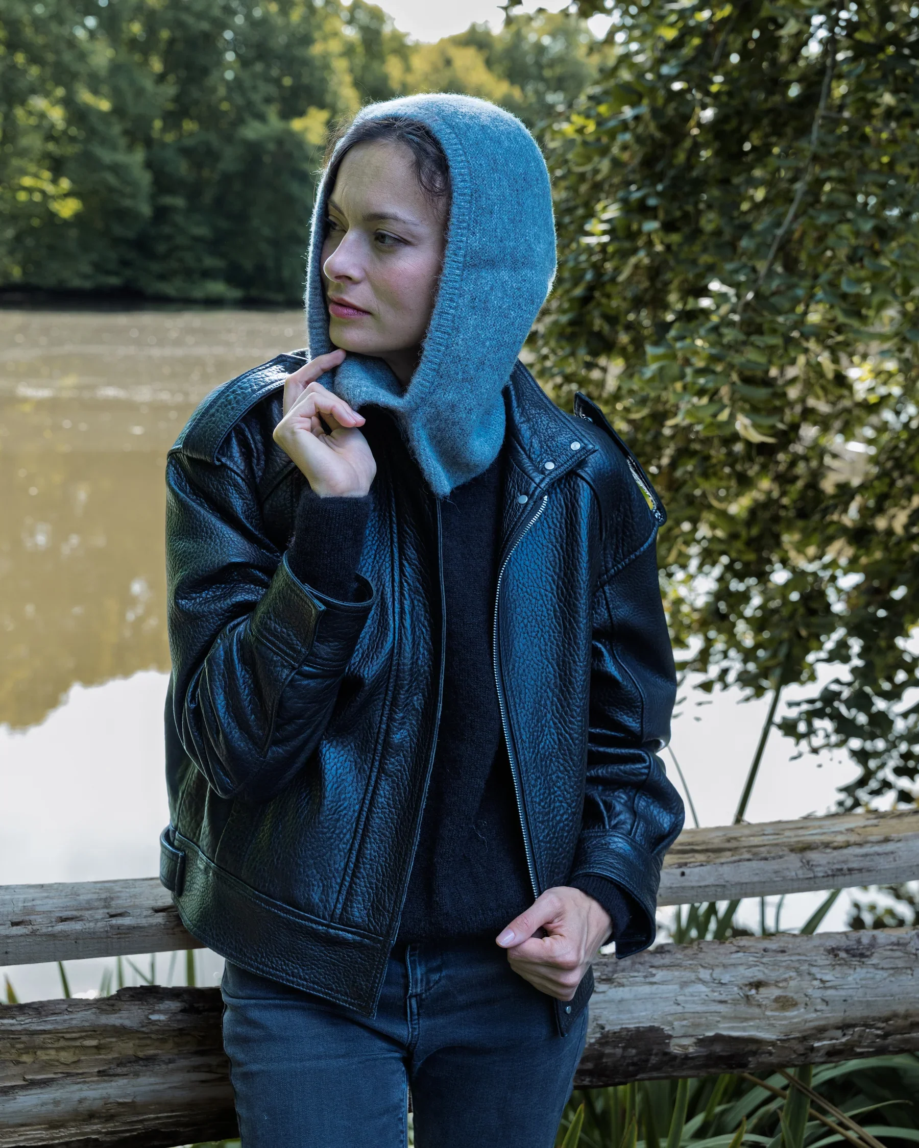 Cagoule Lou Grise Cézembre – Alpaga et Mérinos | Twins Paris