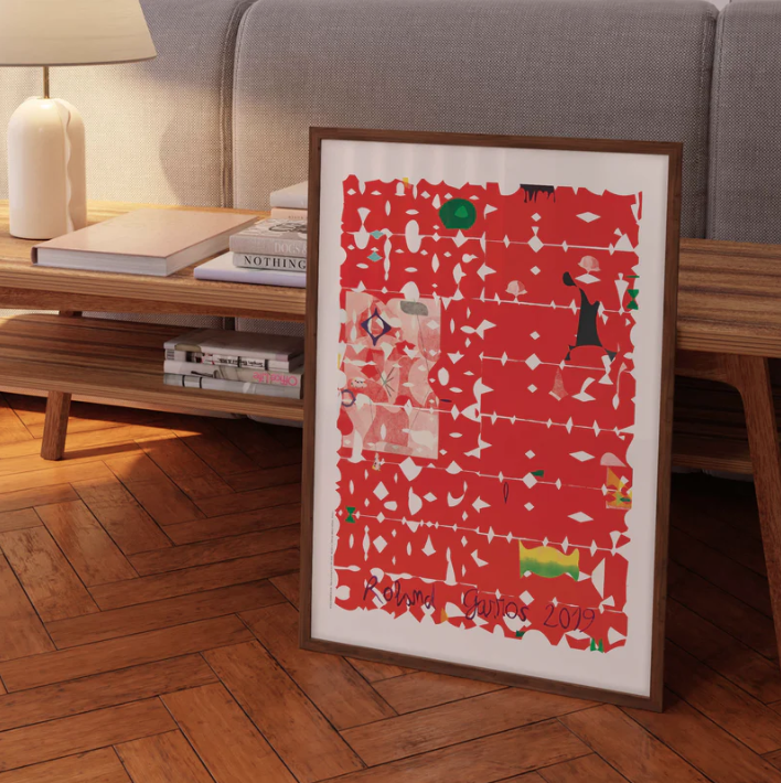 Affiche Roland-Garros 2019 José Maria Sicilia | Affiche Officielle | Twins Concept Store Paris