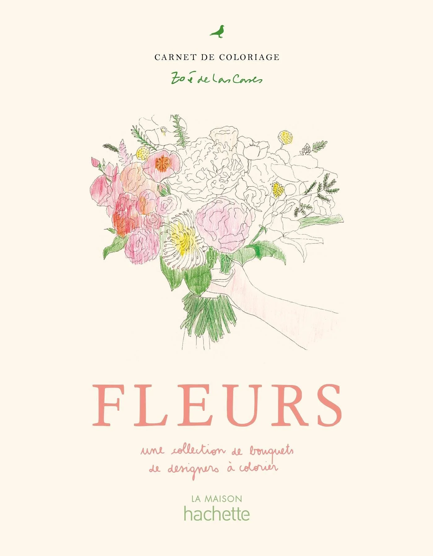 Cahier de coloriage Fleurs - Zoé de Las Cases