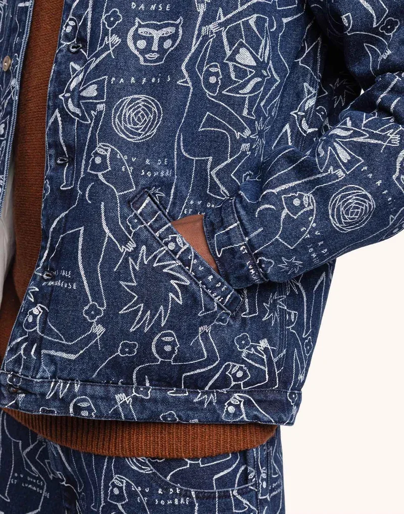 Veste AKKA Life Dance homme denim bleu – OLOW | Twins