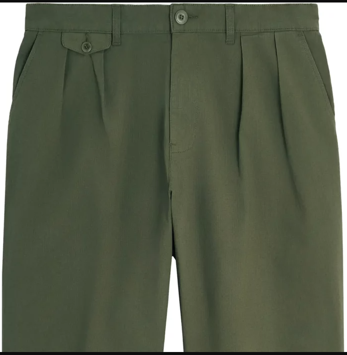 Pantalon IZARO Olive en coton biologique Bask in the Sun | Twins Concept Store